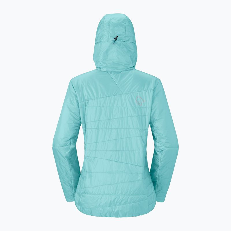 Dámska zateplená bunda NORRONA Faketind Thermo40 Zip Hoodie aqua haze 6