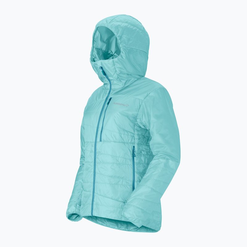 Dámska zateplená bunda NORRONA Faketind Thermo40 Zip Hoodie aqua haze 7