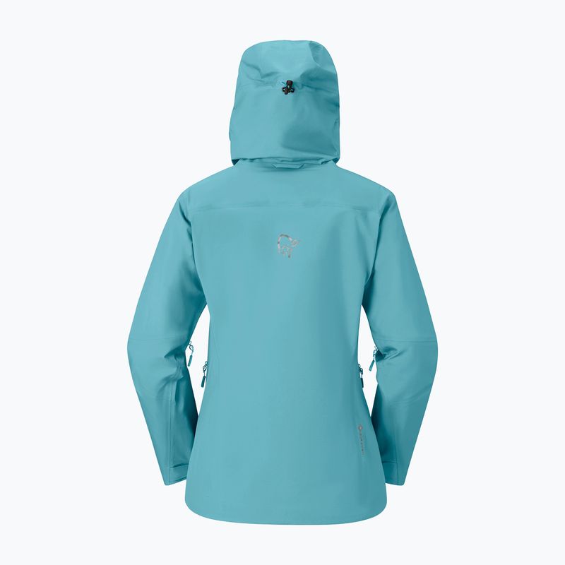 Dámska nepremokavá bunda NORRONA Falketind Gore-Tex brittany blue 6