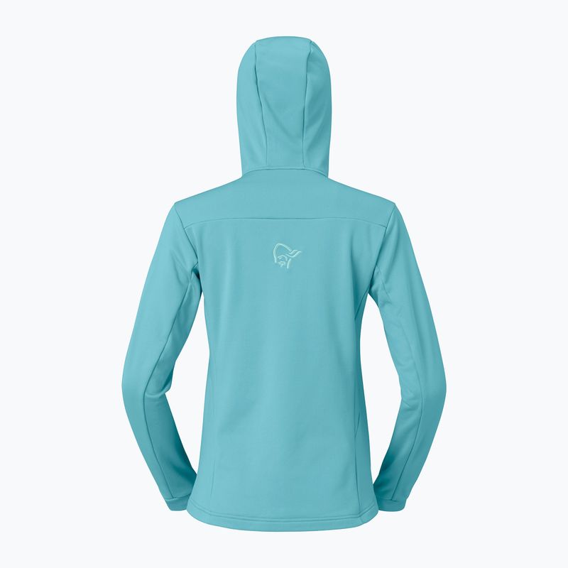 Dámska trekingová mikina NORRONA Falketind Warm2 Stretch Hood brittany blue 6