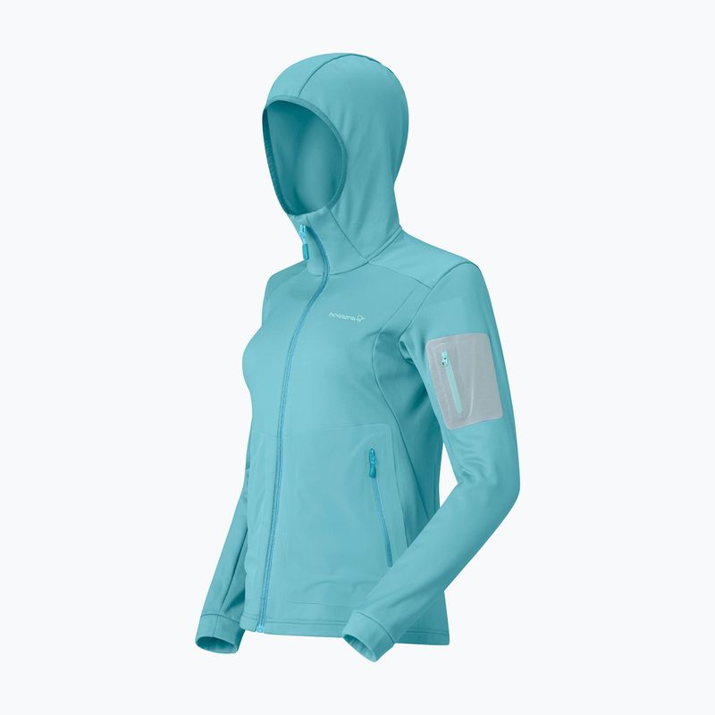 Dámska trekingová mikina NORRONA Falketind Warm2 Stretch Hood brittany blue 7