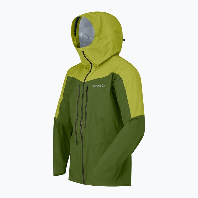 Pánska nepremokavá bunda NORRONA Falketind Dri1 pesto/golden lime 8