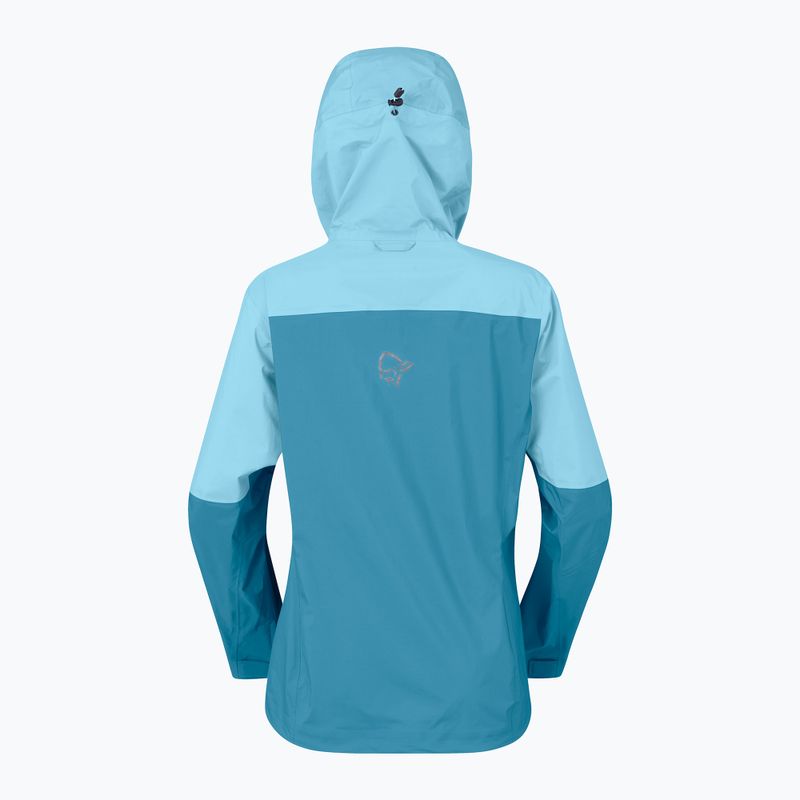 Dámska nepremokavá bunda NORRONA Falketind Dri1 brittany blue/aqua haze 6