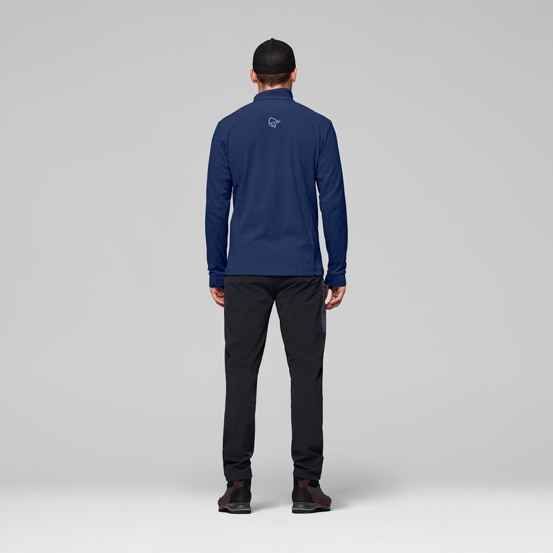 Pánska trekingová mikina  NORRONA Falketind Warm2 indigo night 3