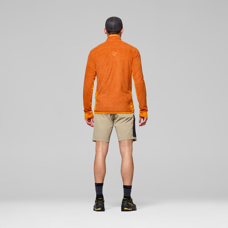 Pánska fleecová mikina NORRONA Falketind Warm1 Active gold flame/exuberance 3