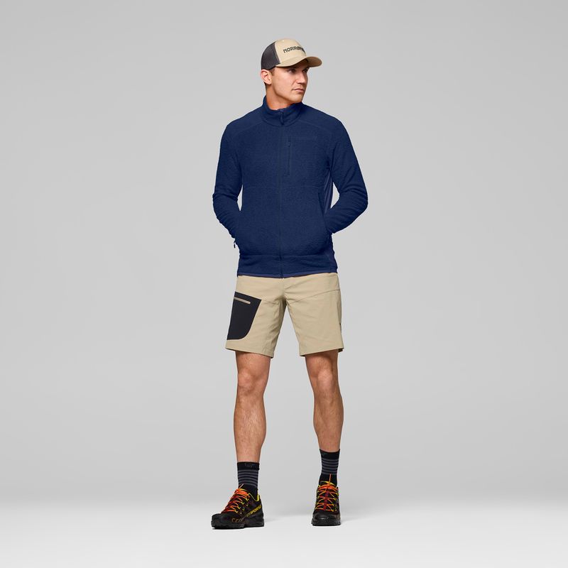 Pánska fleecová mikina NORRONA Falketind Warm1 Active indigo night 2