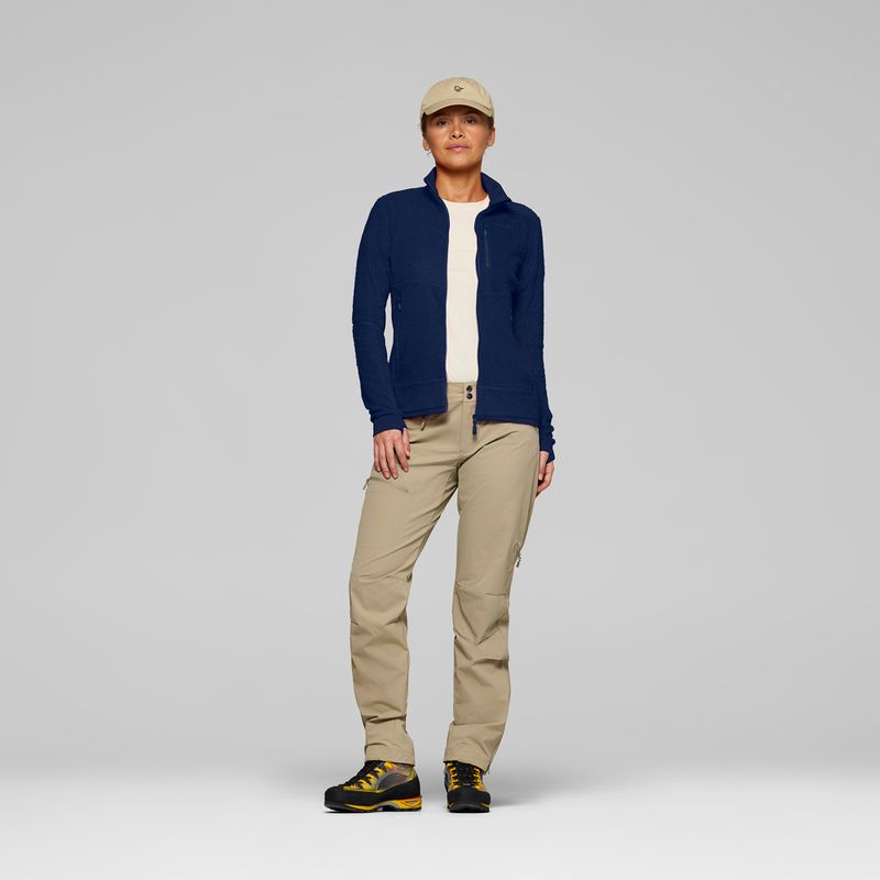 Dámska flísová mikina NORRONA Falketind Warm1 Active indigo night 2