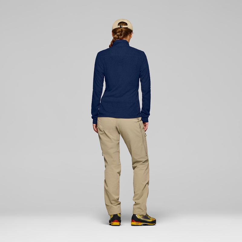 Dámska flísová mikina NORRONA Falketind Warm1 Active indigo night 3