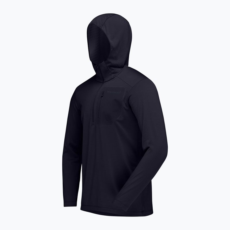Pánska trekingová mikina NORRONA Falketind Warm1 Hood caviar black 7