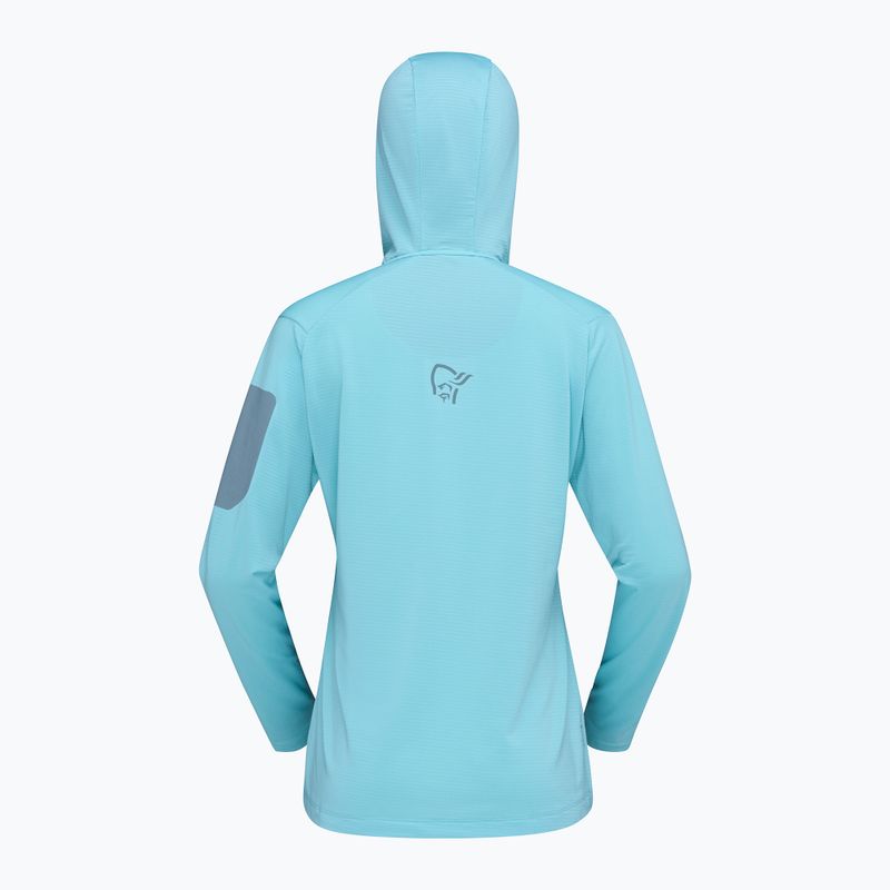 Dámska trekingová mikina NORRONA Falketind Warm1 Hood aqua haze/trooper 6