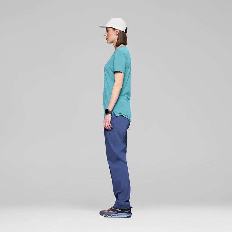 Dámske tričko NORRONA Femund Equaliser Merino brittany blue 4
