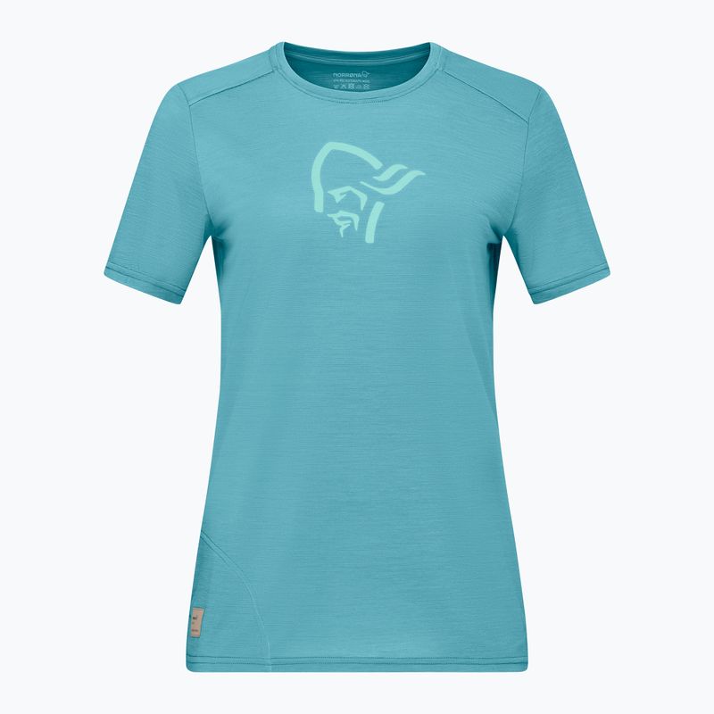Dámske tričko NORRONA Femund Equaliser Merino brittany blue 5
