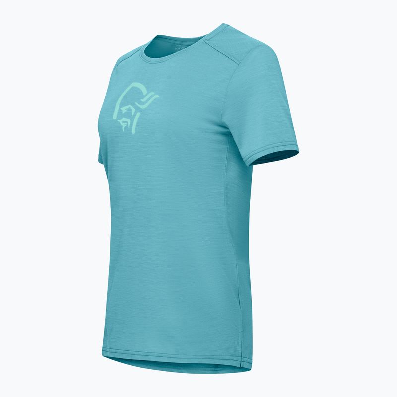 Dámske tričko NORRONA Femund Equaliser Merino brittany blue 7