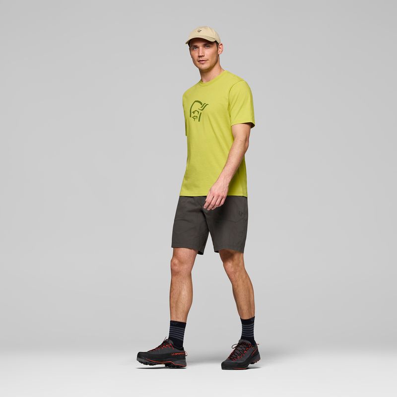 Pánske tričko NORRONA Cotton Viking golden lime 4