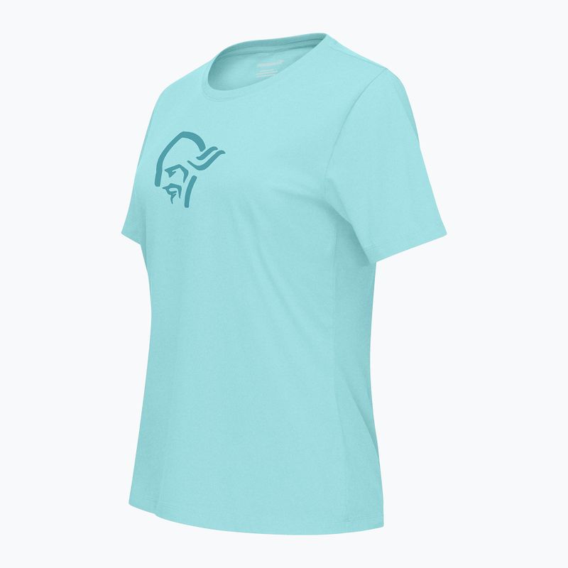 Dámske tričko NORRONA Cotton Viking aqua haze 7