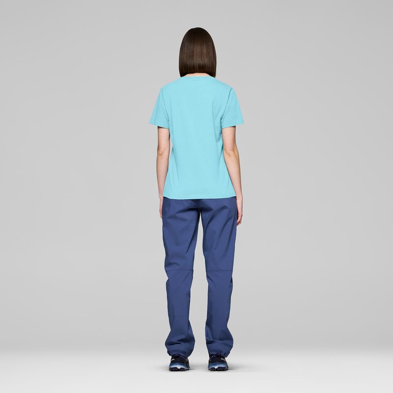 Dámske tričko NORRONA Cotton Norrøna Viking aqua haze 3