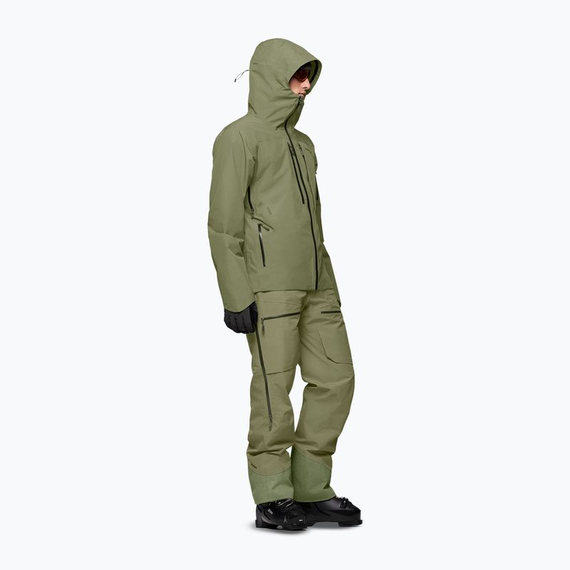 Pánska lyžiarska bunda NORRONA Lofoten Gore-Tex Insulated deep lichen green 4