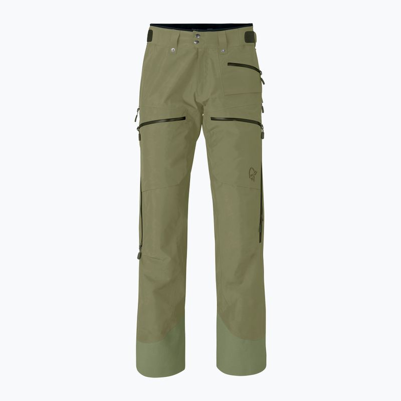 Pánske lyžiarske nohavice Norrona Lofoten Gore-Tex Insulated deep lichen green 5