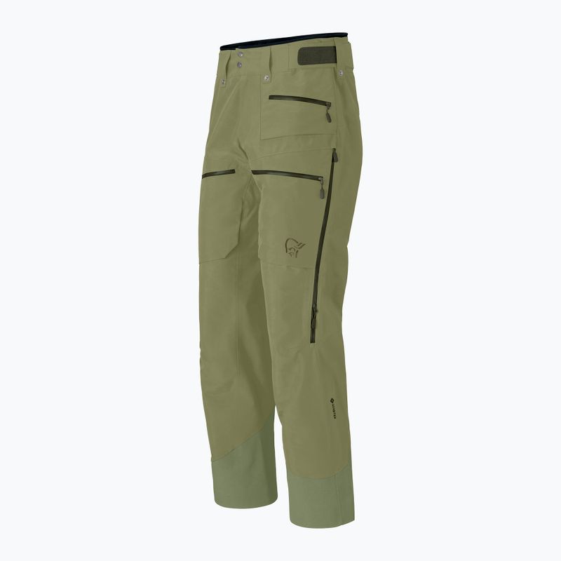 Pánske lyžiarske nohavice Norrona Lofoten Gore-Tex Insulated deep lichen green 7