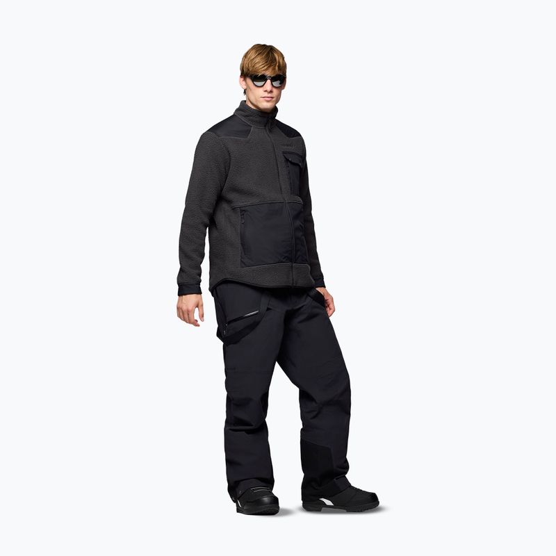 Pánska fleecová mikina Norrona Tamok Warm3 phantom/caviar black 2