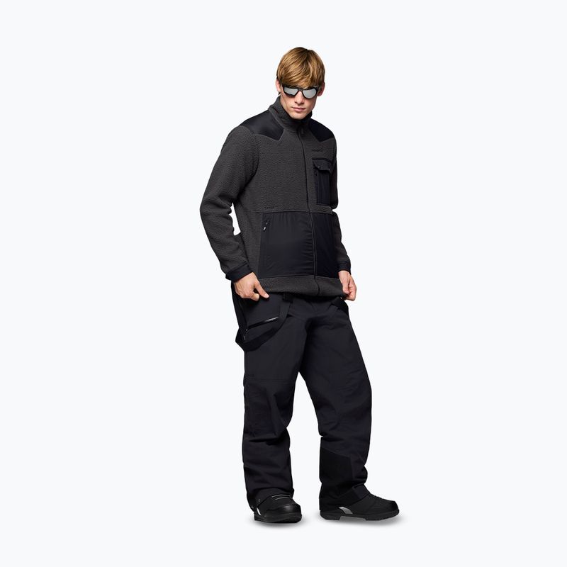 Pánska fleecová mikina Norrona Tamok Warm3 phantom/caviar black 4