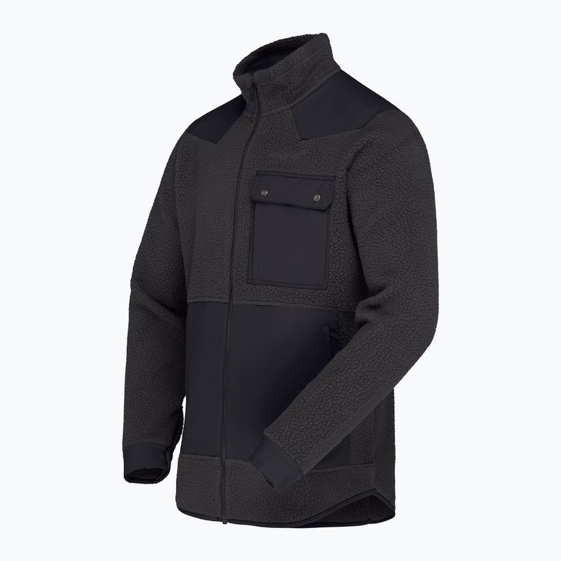 Pánska fleecová mikina Norrona Tamok Warm3 phantom/caviar black 7