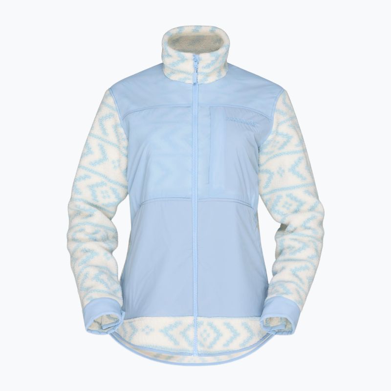 Pánska fleecová mikina Norrona Tamok Warm3 whisper white/cashmere blue 4