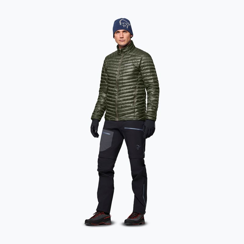Pánska páperová bunda Norrona Trollveggen Down800 Super Light Deep Lichen Green 2
