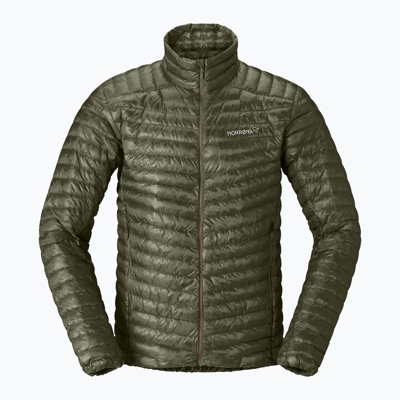 Pánska páperová bunda Norrona Trollveggen Down800 Super Light Deep Lichen Green 5