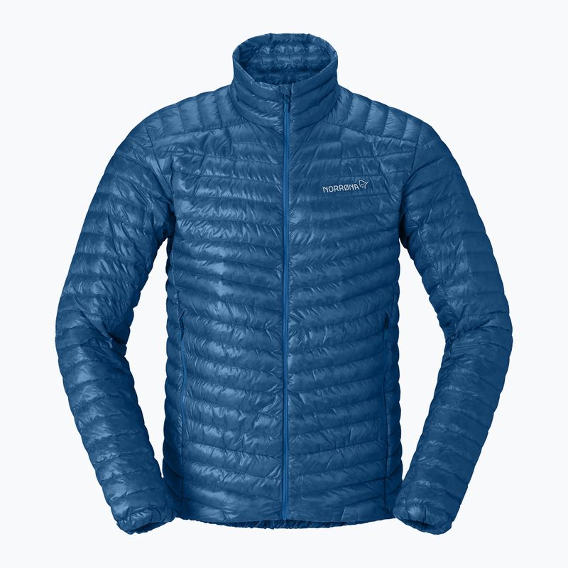 Pánska páperová bunda NORRONA Trollveggen Down800 Super Light dark blue 5