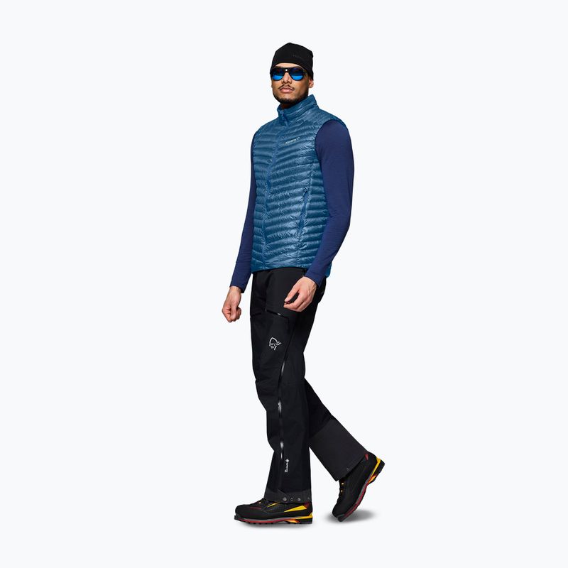 Vesta NORRONA Trollveggen Down800 Super Light dark blue 2