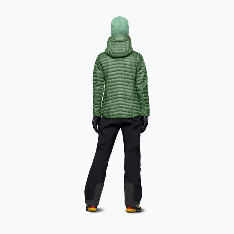 Dámska páperová bunda Norrona Trollveggen Down800 Super Light Hood Dark Ivy 3
