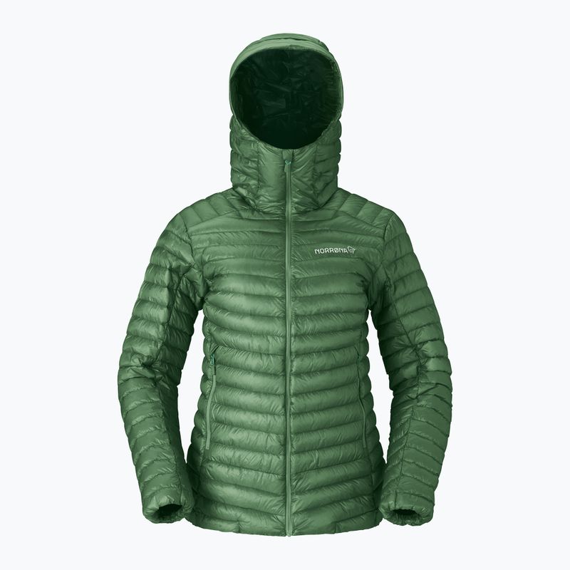Dámska páperová bunda Norrona Trollveggen Down800 Super Light Hood Dark Ivy 5