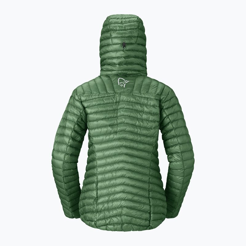 Dámska páperová bunda Norrona Trollveggen Down800 Super Light Hood Dark Ivy 7
