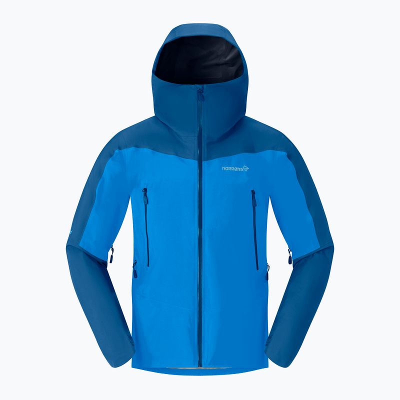 Pánska nepremokavá bunda NORRONA Falketind Gore-Tex brilliant blue/dark blue 3