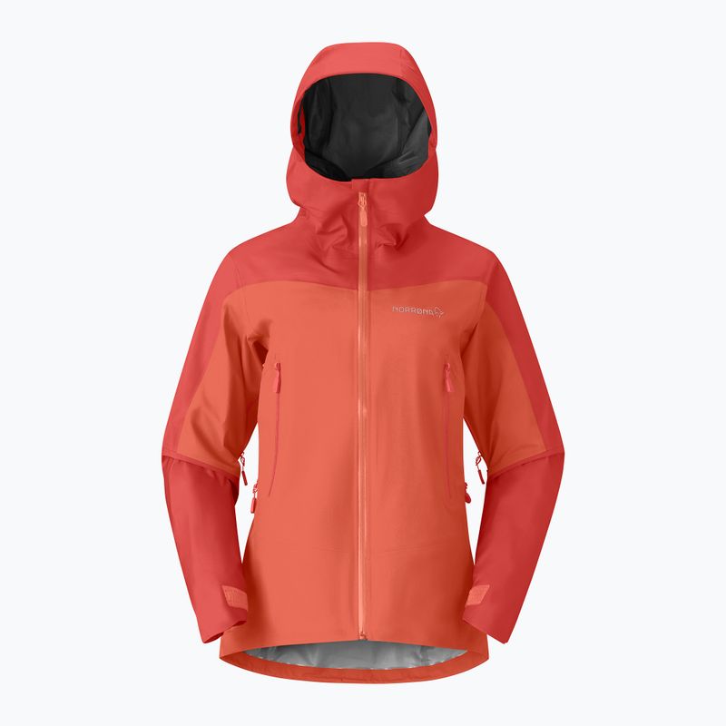 Dámska nepremokavá bunda NORRONA Falketind Gore-Tex deep sea coral/baked apple 5