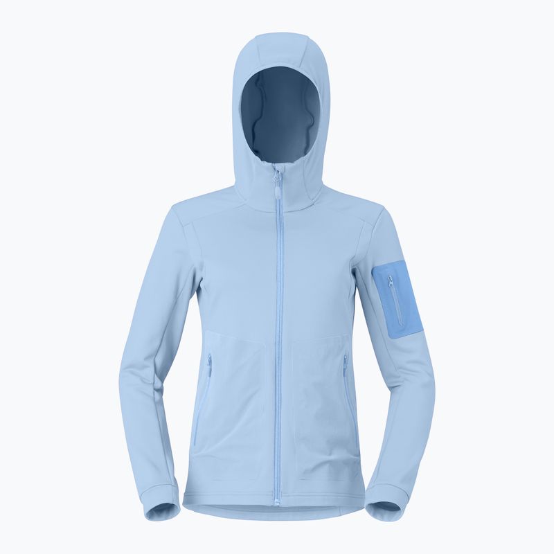 Dámska trekingová mikina NORRONA Falketind Warm2 Stretch Hood cashmere blue/allure 5