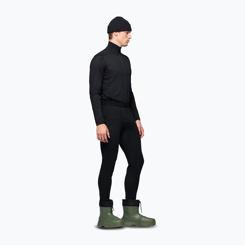 Pánske termonohavice NORRONA Falketind Equaliser Ull Long caviar black 2