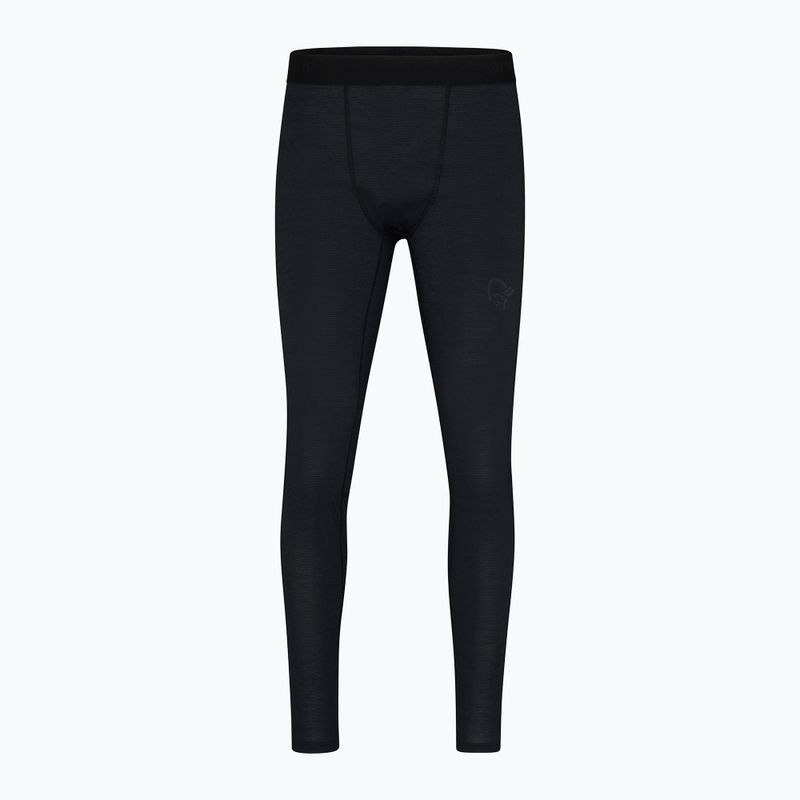 Pánske termonohavice NORRONA Falketind Equaliser Ull Long caviar black 5
