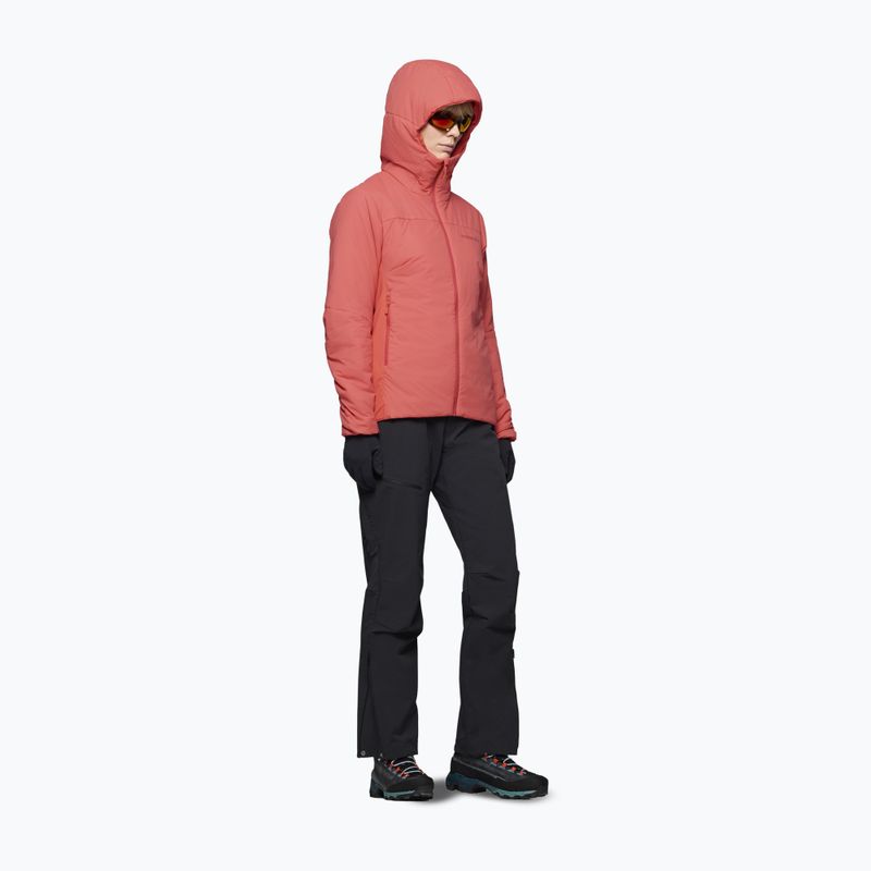 Dámska zateplená bunda NORRONA Femund Thermo60 Zip Hood deep sea coral 4