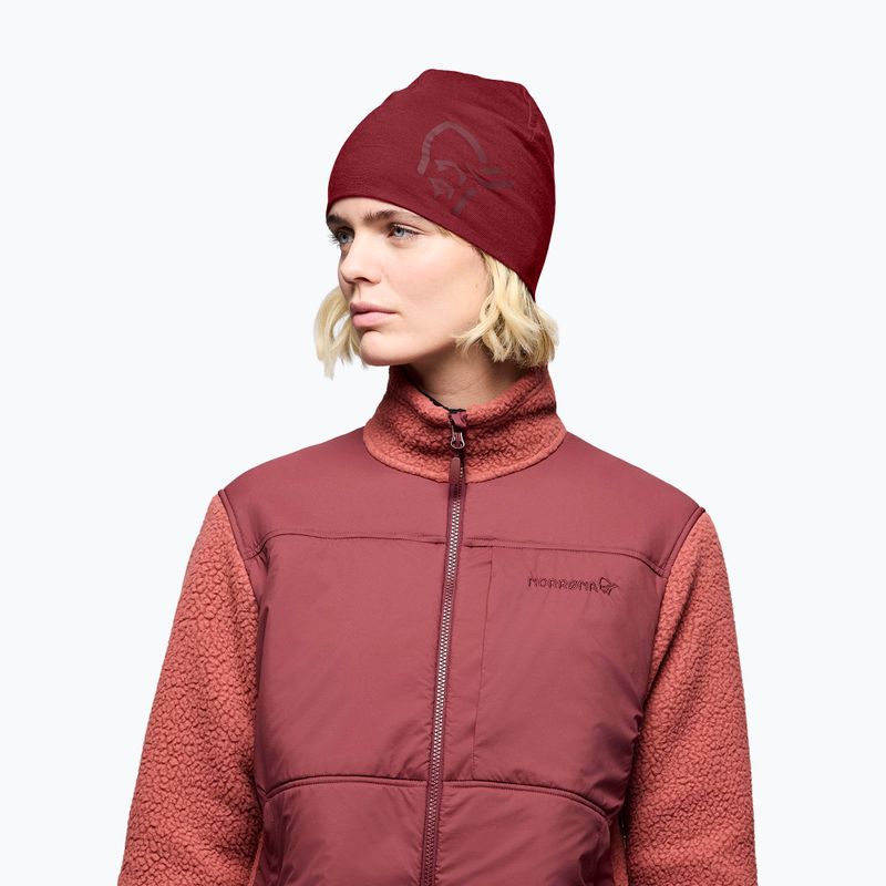 Zimná čiapka NORRONA PureUll 180 Beanie port 3