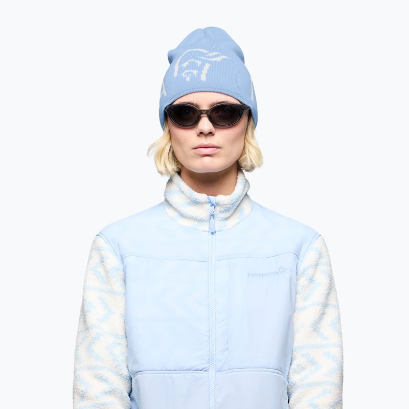 Zimná čiapka NORRONA MerinoUll Logo Beanie allure 2