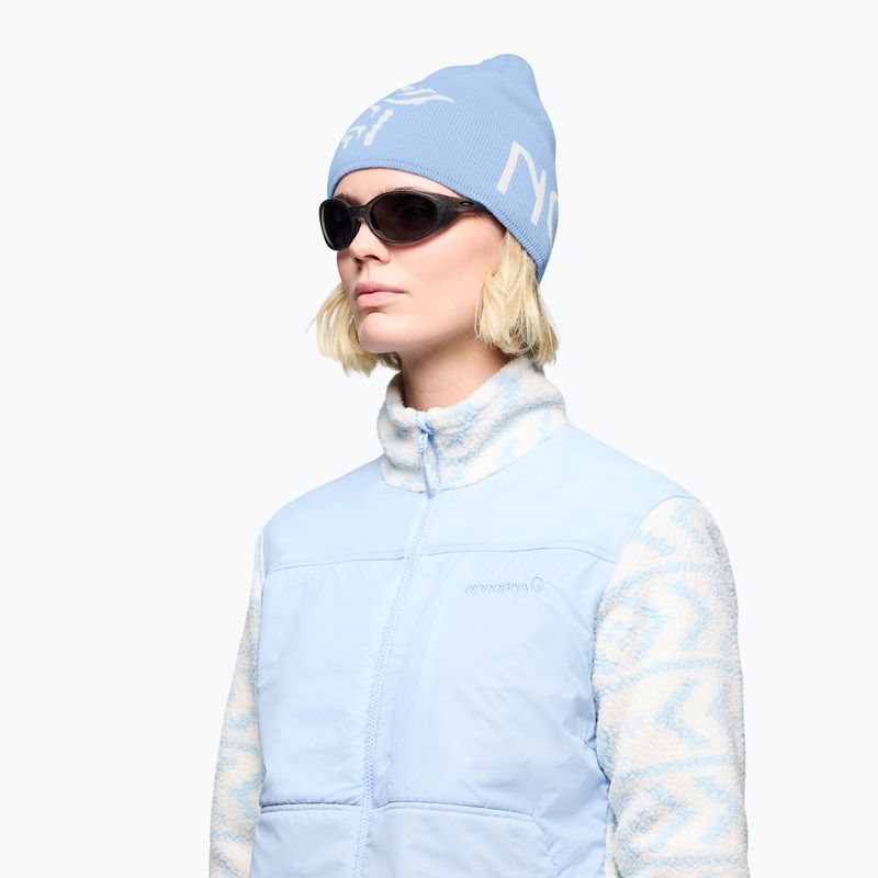 Zimná čiapka NORRONA MerinoUll Logo Beanie allure 3
