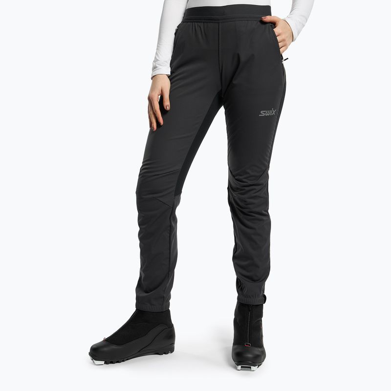 Dámske nohavice na bežecké lyžovanie Swix Cross black 22316-1241-XS