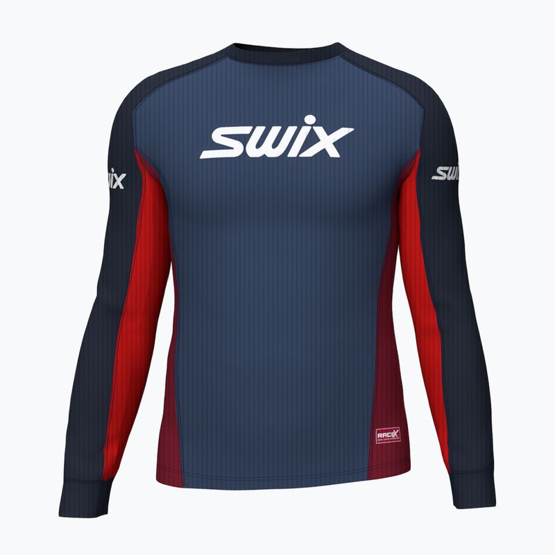 Pánske termotričko Swix Racex Bodyw tmavomodro-červené 4811-7512-S