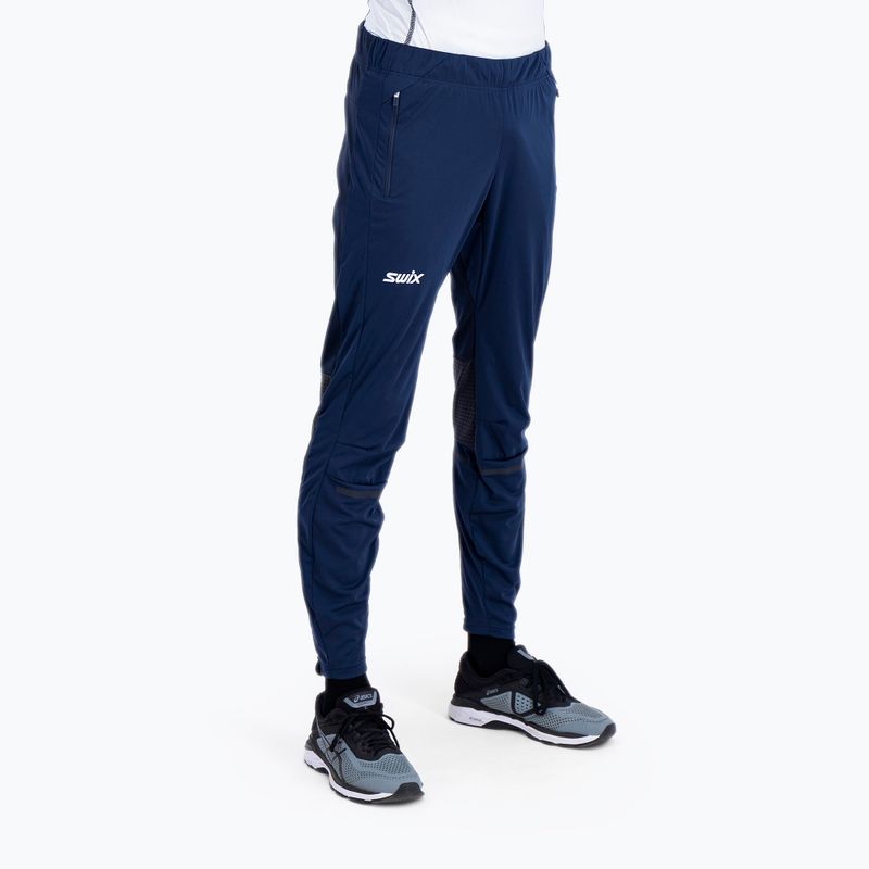 Pánske nohavice na bežecké lyžovanie Swix Dynamic navy blue 22941-751-S 4