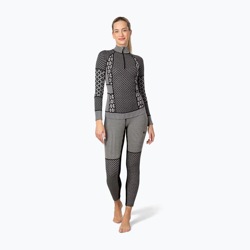 Dámska termo bielizeň KARI TRAA Smekker Half Zip black 2
