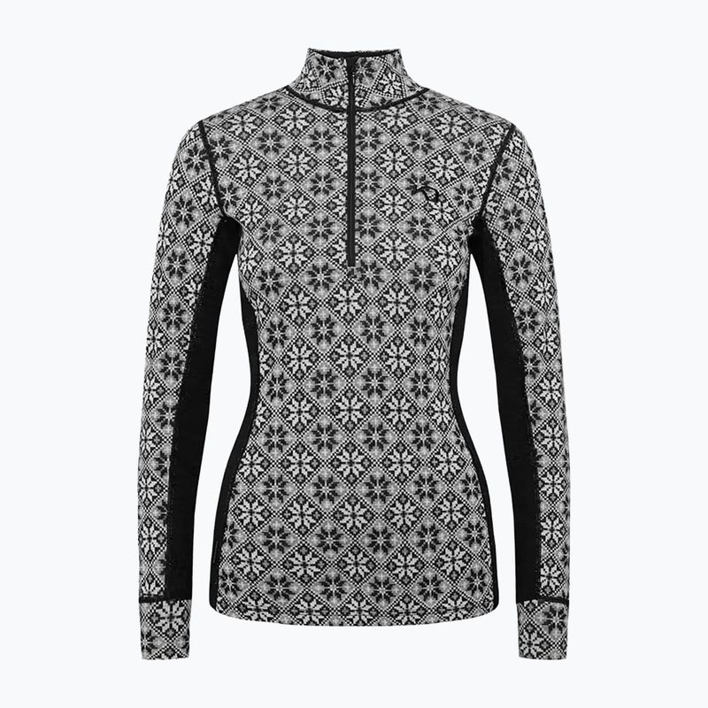 Dámska termo bielizeň KARI TRAA Rose Half Zip black 4