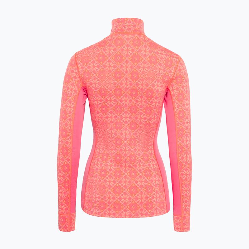 Dámska termo bielizeň KARI TRAA Rose Half Zip bubblegum 2
