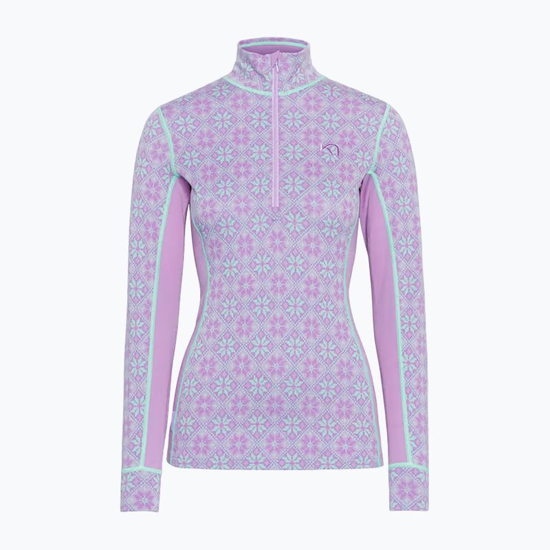 Dámska termo bielizeň KARI TRAA Rose Half Zip lily 6